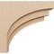 Ekena Millwork 6"W x 24"D x 24"H Thin Rockford Rough Cedar Woodgrain TimberThane Corbel, Primed Tan CORUR06X24X24ROCRCPR - alternate 2
